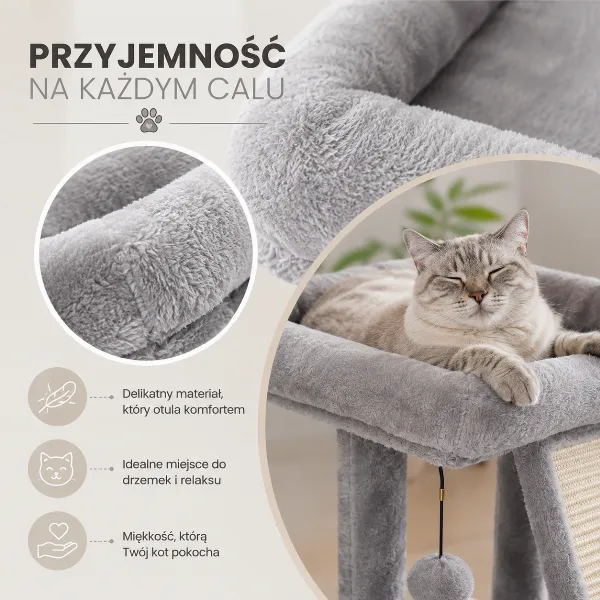 PurrNest™ - DRAPAK DLA KOTA WIEŻA